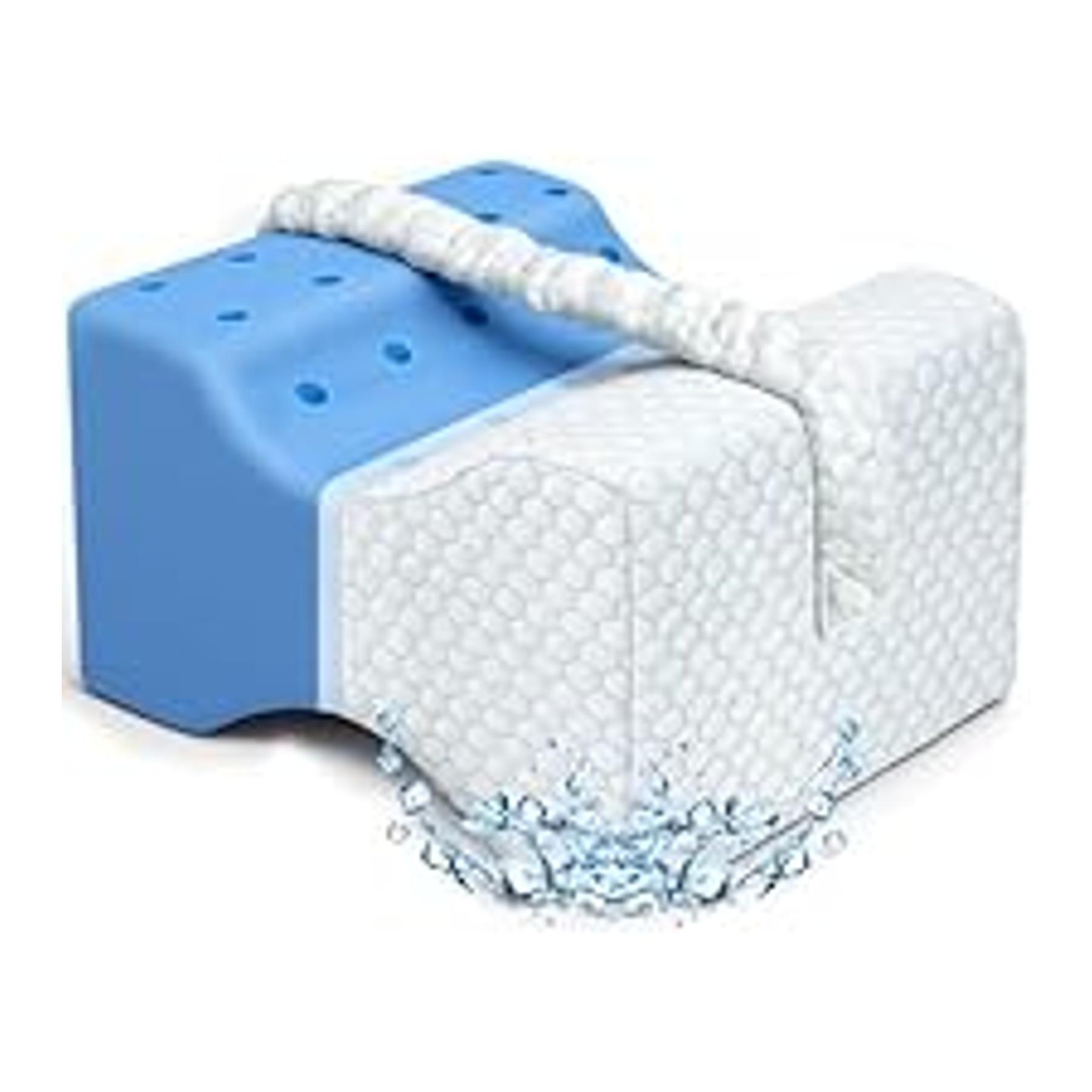 4-Height Adjustable Leg Elevation Pillows for After Surgery, Injuries, or Rest, Memory Foam Leg Pillows for Sleeping with 3 Handles and Insert Pad, Washable Velvet Cover