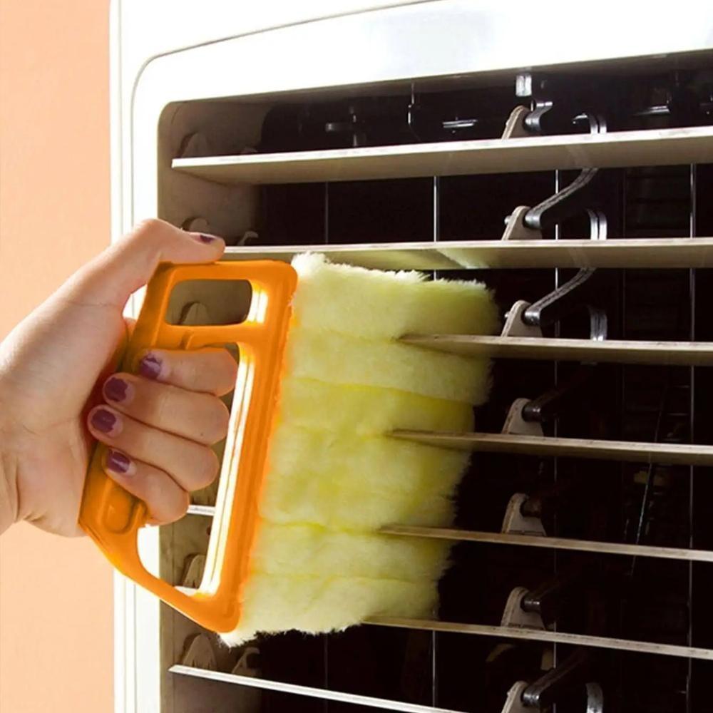 Window Blind Cleaning Brush, 2-Pack Handheld Plastic Cleaner, Car Accessory & Air Vent Cleaning Tool, Efficient Dust Removal Solution