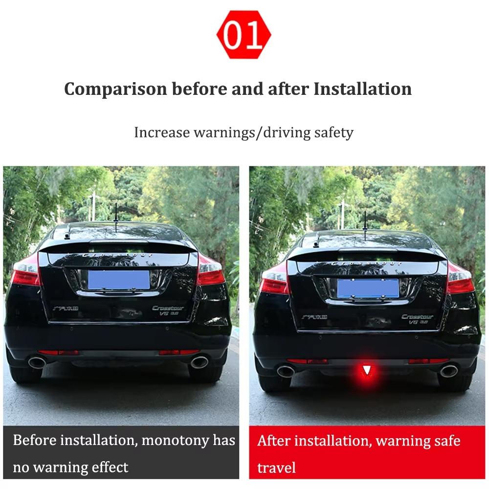 Car Motorcycle LED Brake Pilot Light Rear Tail Flash Lights Auto Warning Reverse Stop Safety Signal Lamp Led Blinker 12V