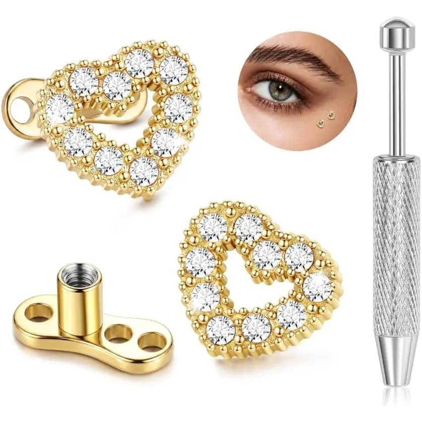 Gold Plated Clear CZ