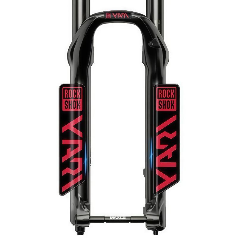 2D Flat Motorcycle Sticker Set of 3 Rockshox Bike Fork Stickers - Mountain Bike Fork Decals, Durable Bike Accessories, Stylish