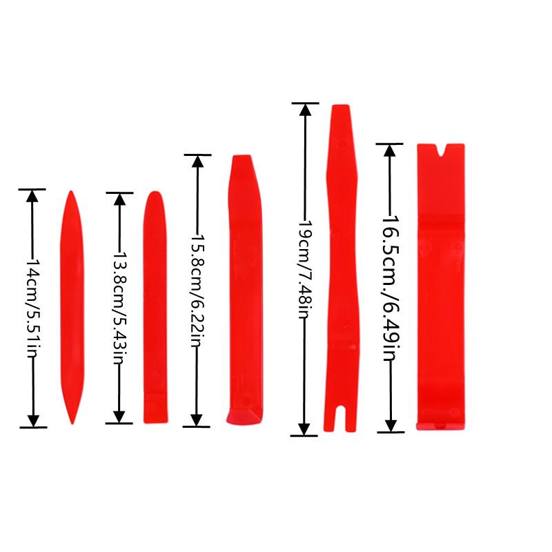 5-Piece Car Removal Tool Set, Professional Scratch-Free Plastic Pry Bar Kit, Car Repair Tools, Ergonomic Design for Car Door Panels and Audio Dashboards