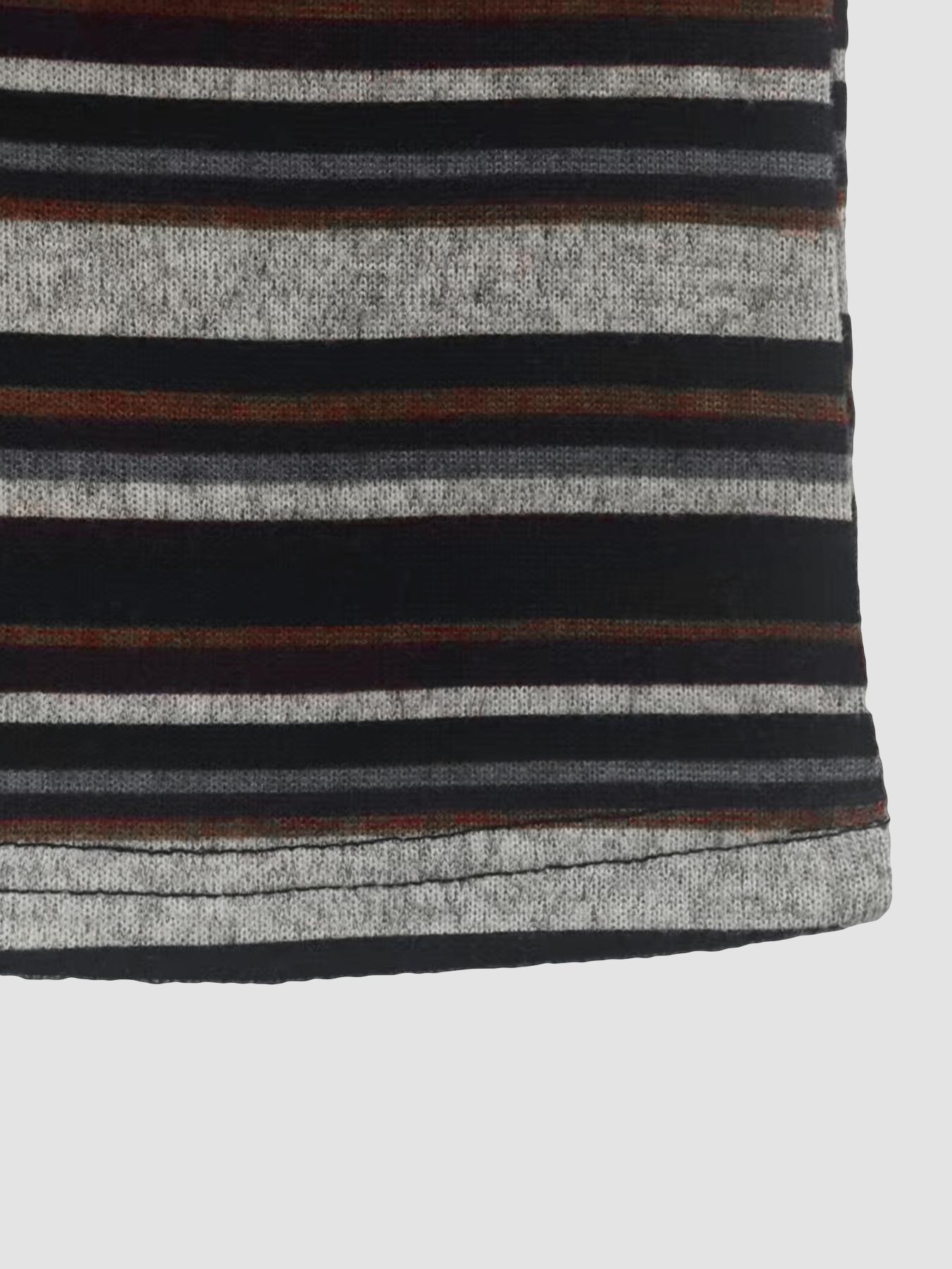 Women's Casual Striped Long Sleeve T-Shirt, Comfortable Cotton Tee for Daily Wear, Stylish Ladies' Top for Spring & Fall Seasons