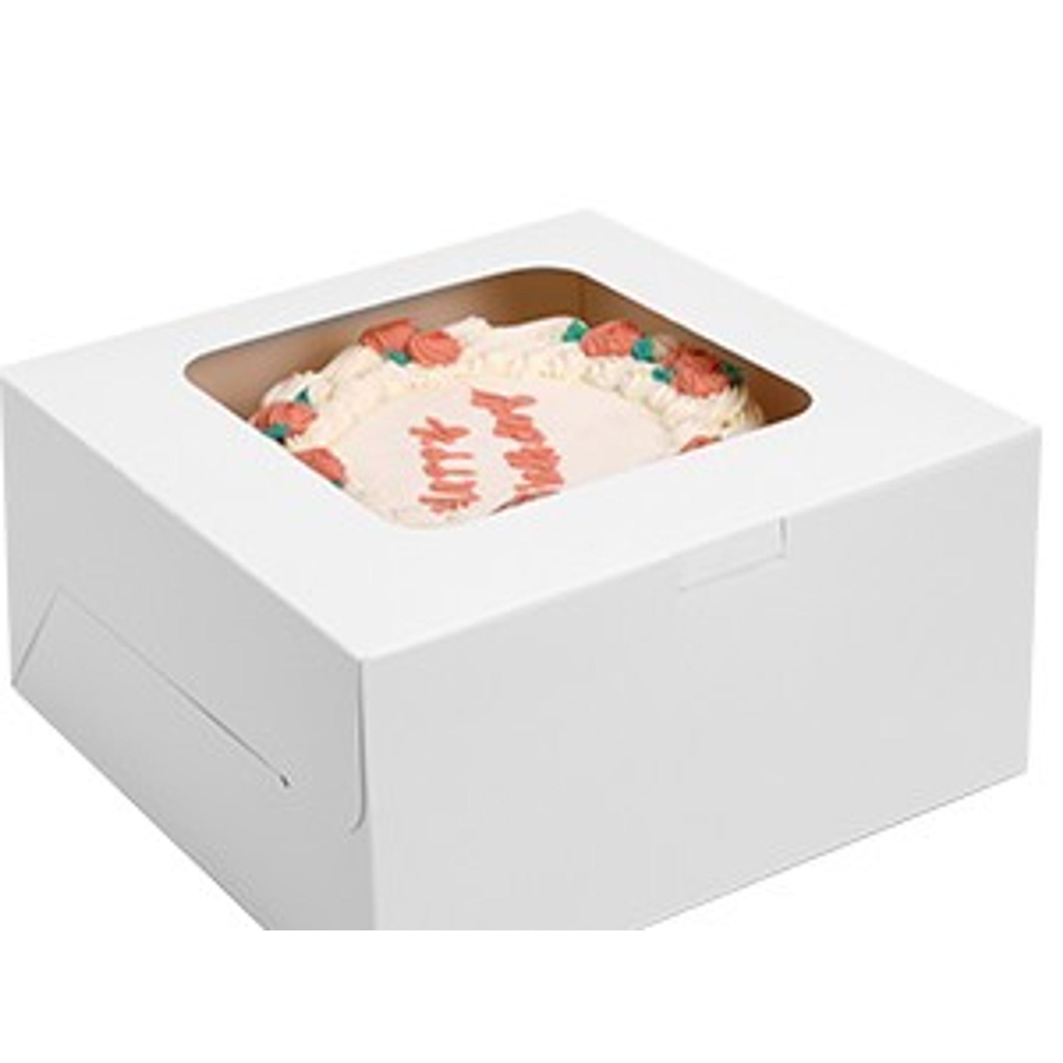 24pcs Cake Boxes, 10x10x5 Inches White Square Bakery Boxes with Window Cajas Pasteles for Cake, Mother's Day, Pastries, Chocolates, Cookies, Pie, Birthday Party, Wedding, Graduation 24pcs Cake Boxes, 10x10x5 Inches White Square Bakery Boxes with Window Cajas Pasteles for Cake, Mother's Day, Pastries, Chocolates, Cookies, Pie, Birthday Party, Wedding, Graduation