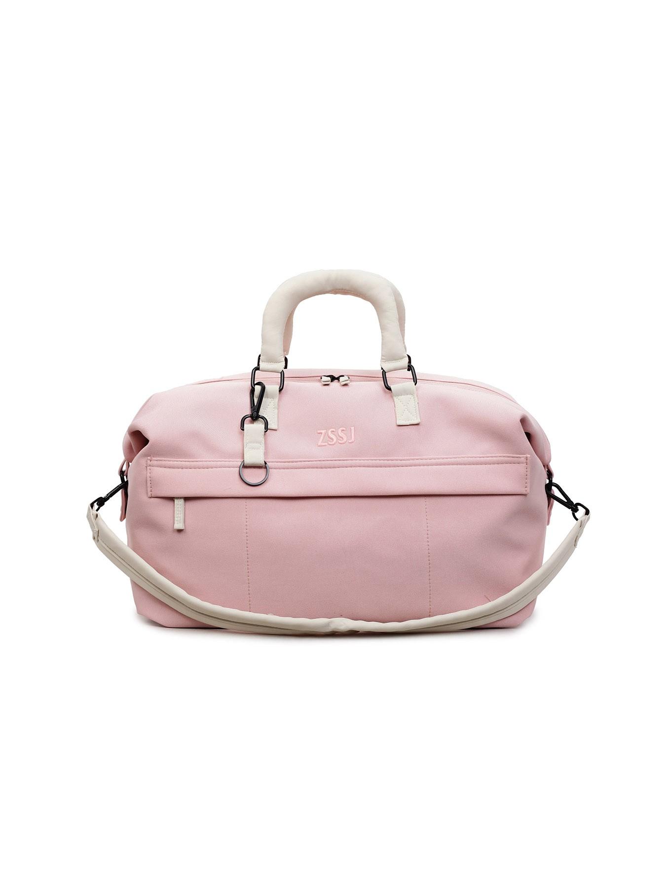 Cylindrical tote bag, Casual crossbody bag, a large capacity storage bag suitable for short trips, can be worn as a fitness bag cross body, durable and lightweight sports training and travel bag with multiple compartments for easy organization