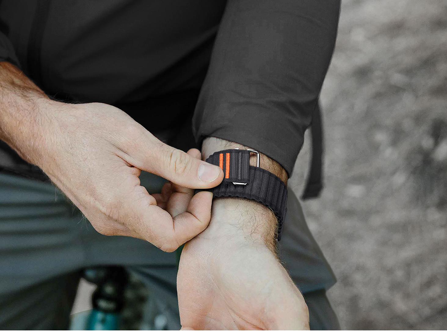 Suitisbest Sport Band for Apple Watch Ultra Band 49mm 46mm 45mm 44mm 42mm Men Women, Stretchy Nylon Loop Adjustable Strap with S-Hook for iWatch Ultra SE Series 11 10 9 8 7 6 5 4 3