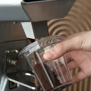 1pc 58mm Dosing Cup Espresso Coffee Dosing Cup Compatible with 58mm Portafilters Plastic Espresso Dosing Cup Coffee Machine Accessories, Transparent