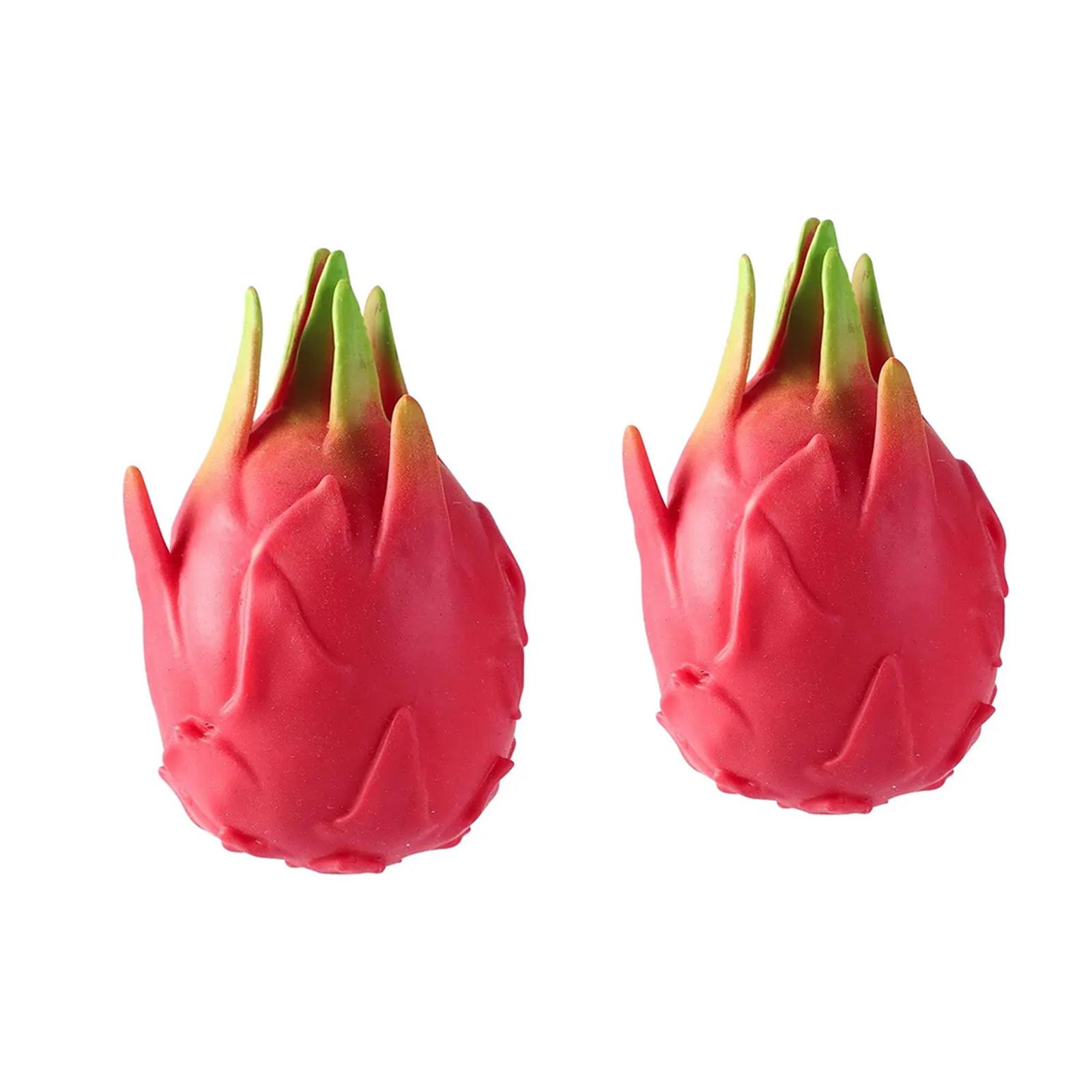 1/2 PCS Anxiety Squishies, Fidget Cube Stress Relief, Squeezable Toy Fruit Ball Realistic Strawberry Model, Party Favor Favor Gifts, Slow Rise Pressure Release Toy Adults And Kids