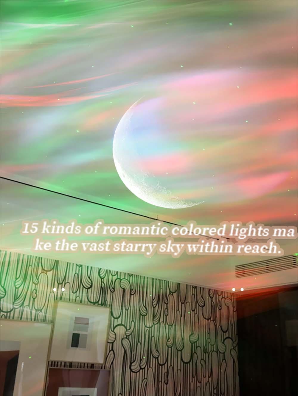 Astronaut Northern Lights Aurora Projector with Bluetooth Speaker, White Noise Night Light, Galaxy Projector for Kids & Adults, Home Decor Interior