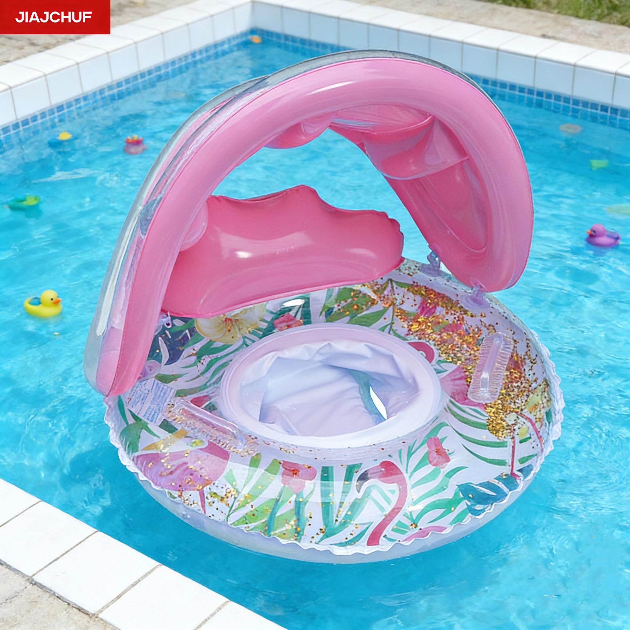 1pc Thickened Swimming Ring PVC Material, Suitable for Indoor Pools, Durable Swim Buoyancy Aid, Perfect for Pool Safety