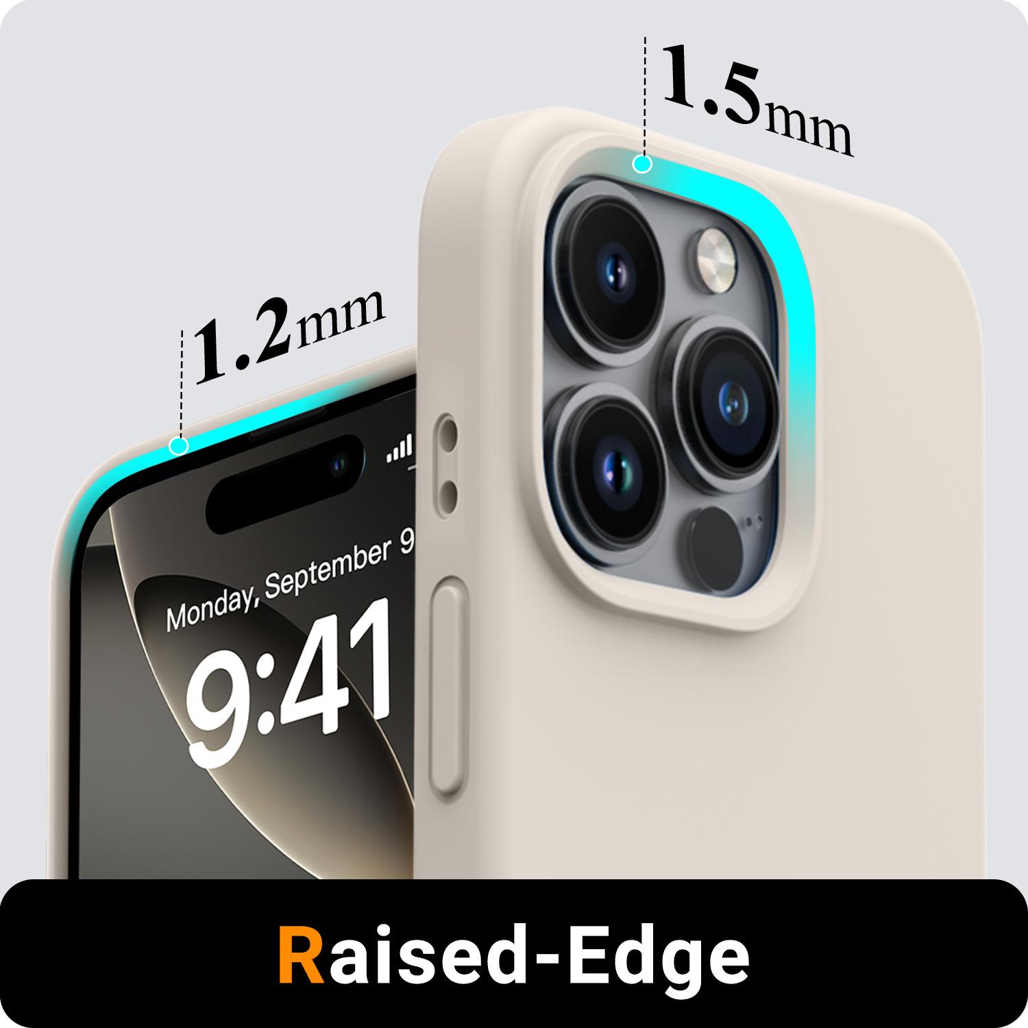 OTOFLY iPhone 16 Pro Case with Camera Control Capture Button, Compatible with MagSafe, Silicone Shockproof Military-Grade Protection, 6.3 inch Metal Cloth Phonecase Cellphone Casing Protective Smartphone Wireless Durable