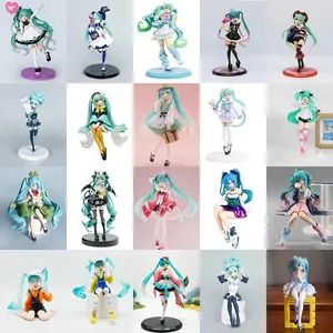 Hot Kawaii Girl Hatsune Miku Anime Figure Action Birthday Gift PVC Collection Model Doll Toys