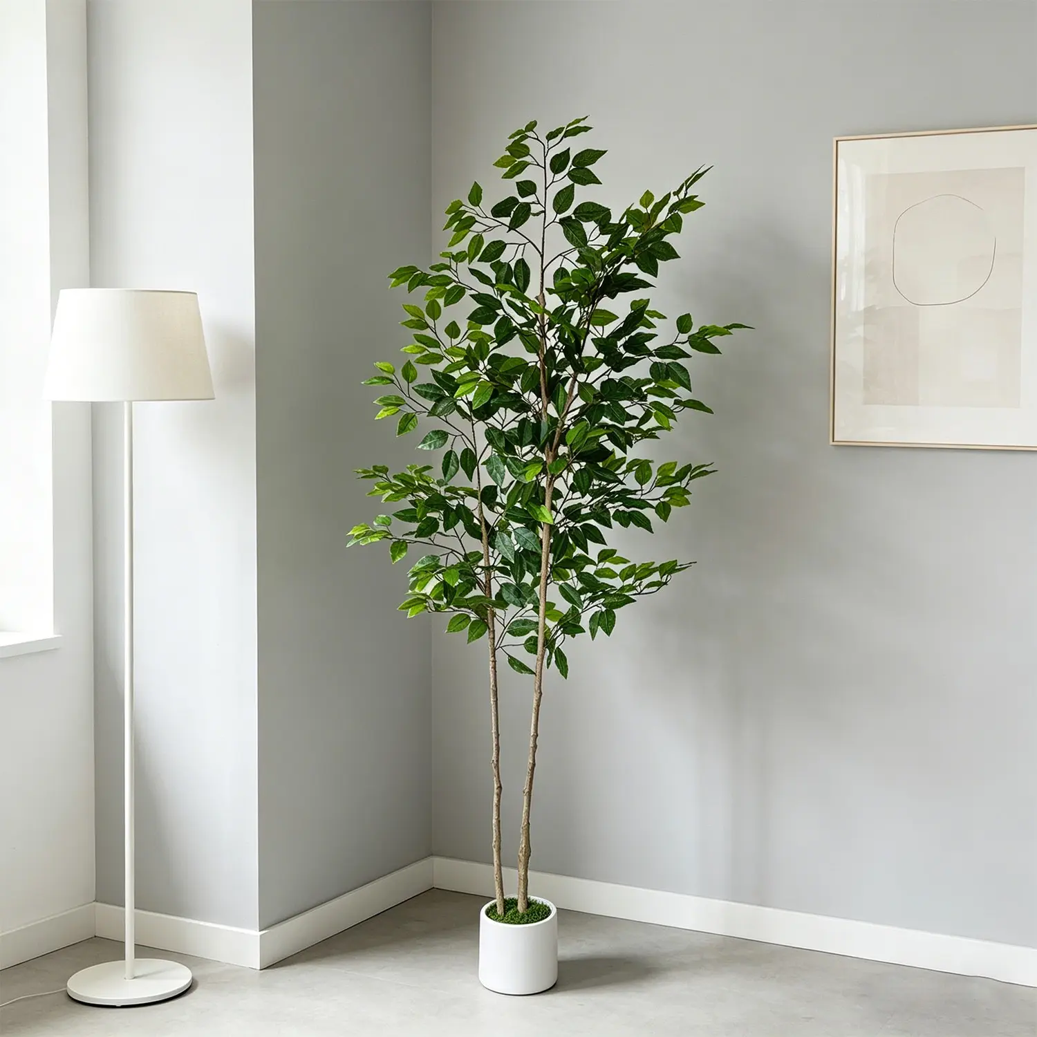 160-210cm Artificial Banyan Tree, Realistic Plant Decor, Indoor Outdoor Decoration, Living Room Balcony Party Wedding Festival