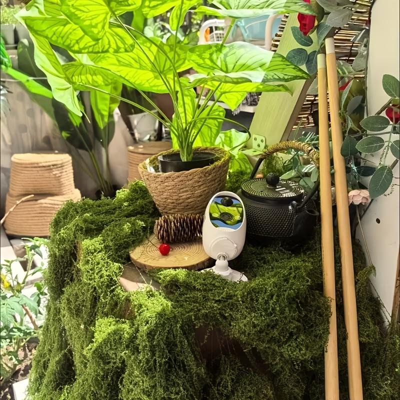 Outdoor simulated green plants 148g coverage area [about 19.68 inches/43.30 inches] Large artificial moss pad - for indoor/outdoor decoration, DIY, glass containers, flower pots and landscaping, tabletop potted landscaping, easy to install and maintain