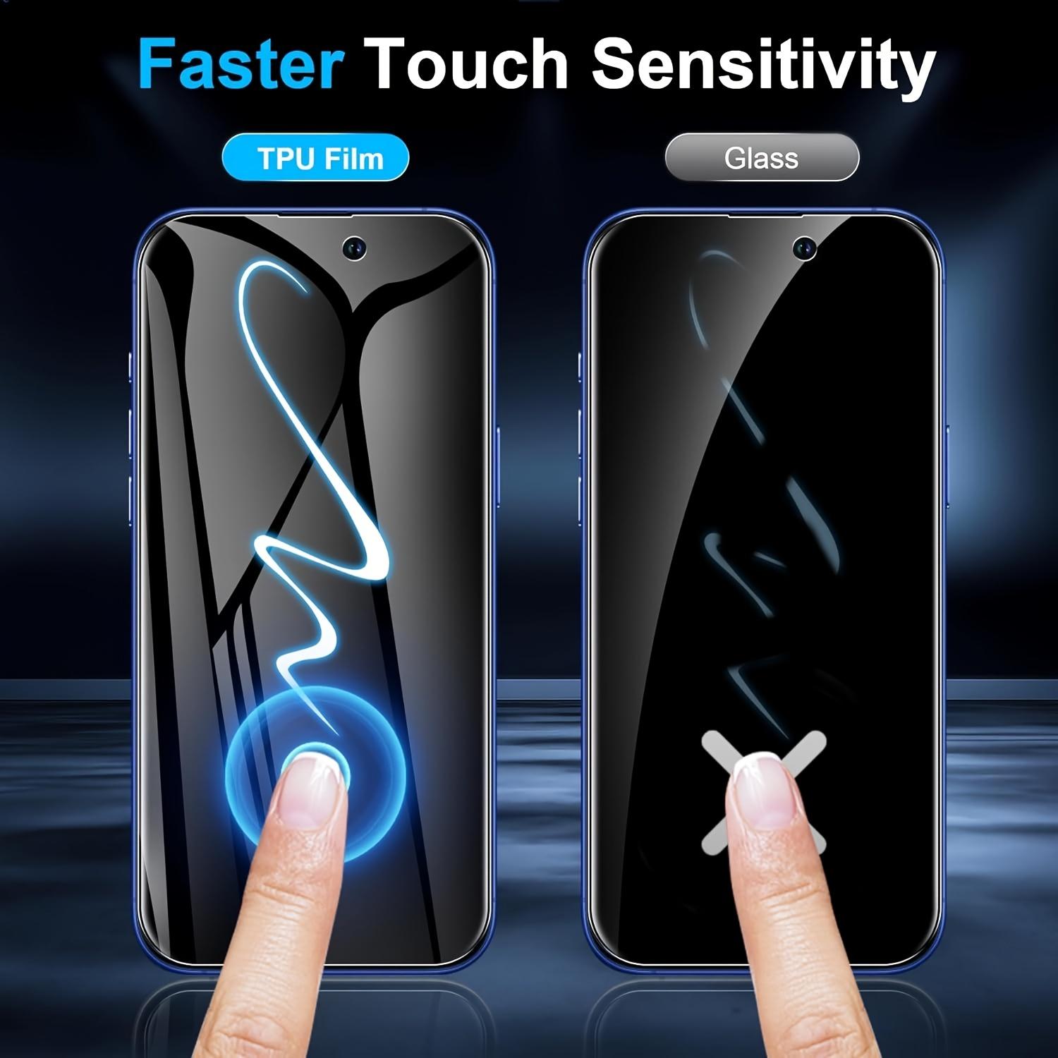 2pack Privacy Hydrogel soft Protective Cover Screen Protector,for iphone 17Air/16e/17/16/15/14/13/12/11 Pro Max/Pro/Plus/13/12 Mini/XS Max/XR/X/XS. Anti-Spy Screen Protector,Smooth Touch,High Transparency,Scratch-Resistant,Easy to Install