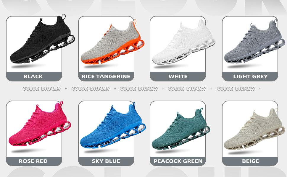 Women's Slip on Walking Running Shoes Blade Tennis Casual Fashion Sneakers Comfort Non Slip Work Sport Athletic Trainer Shoes For Exercise & DailyWear