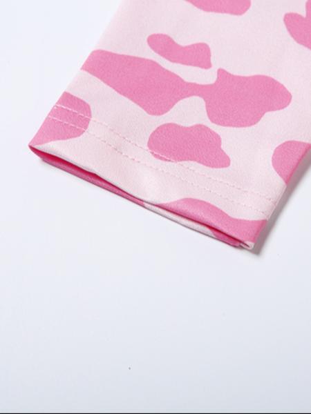 Two Piece Set Women's Fashion Hooded Camo Leopard Print Long Sleeve Slim Fit Pants Set, Casual Fall & Winter, Womenswear, Sportswear, Animal Pattern Sportswear