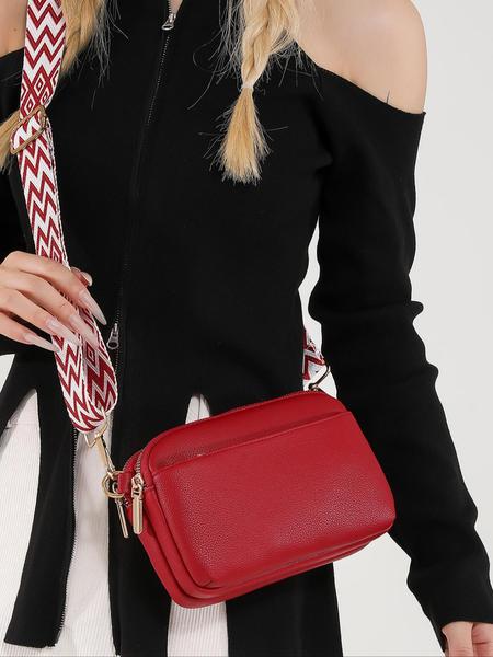 Outfits  Elegant Temperament Plain Color Square, Vintage Trendy Crossbody Bag with Adjustable Strap, Fashionable Crossbody Bag for Daily Use, Cross Body Bags