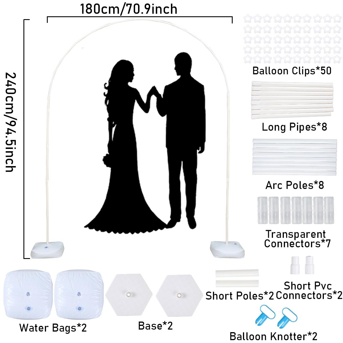 Balloon Arch Kit Frame,180cm 83pc Birthday Party Decoration,Wedding Birthday Bow of Balloon Stand Support, Kids Baby Shower Party Supplies balloon arch birthday party