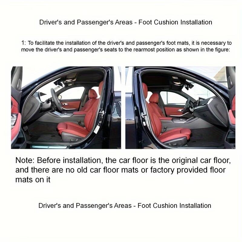 For BYD Seal 06 EV/DM-i PU leather left-hand drive car floor mat, 360 degree protection, car interior accessories, suitable for heavy weather, quick disassembly, cleaning and installation for daily use Automotive floor mats