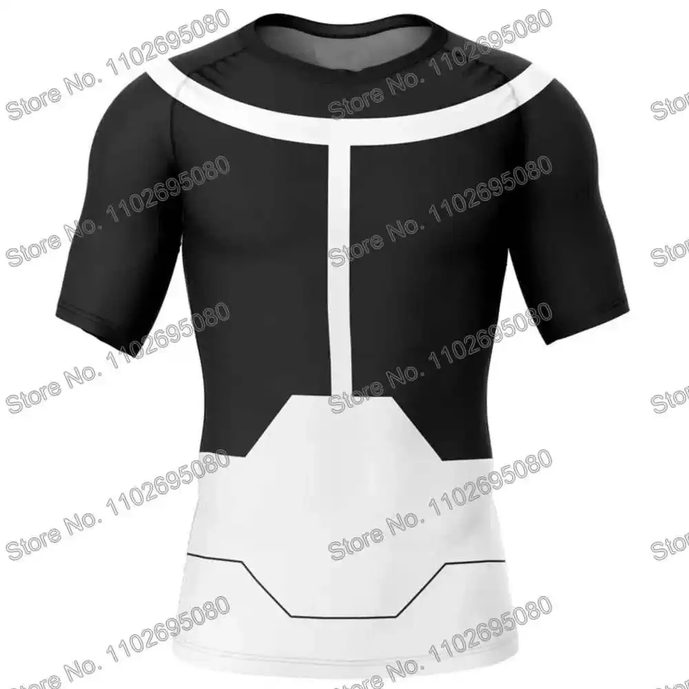 Invincible 4 Surf Clothing BJJ MMA Men Rash Guard Short Sleeve Diving T-Shirt Tight Swimwear Summer Beach Floatsuit Women GYM