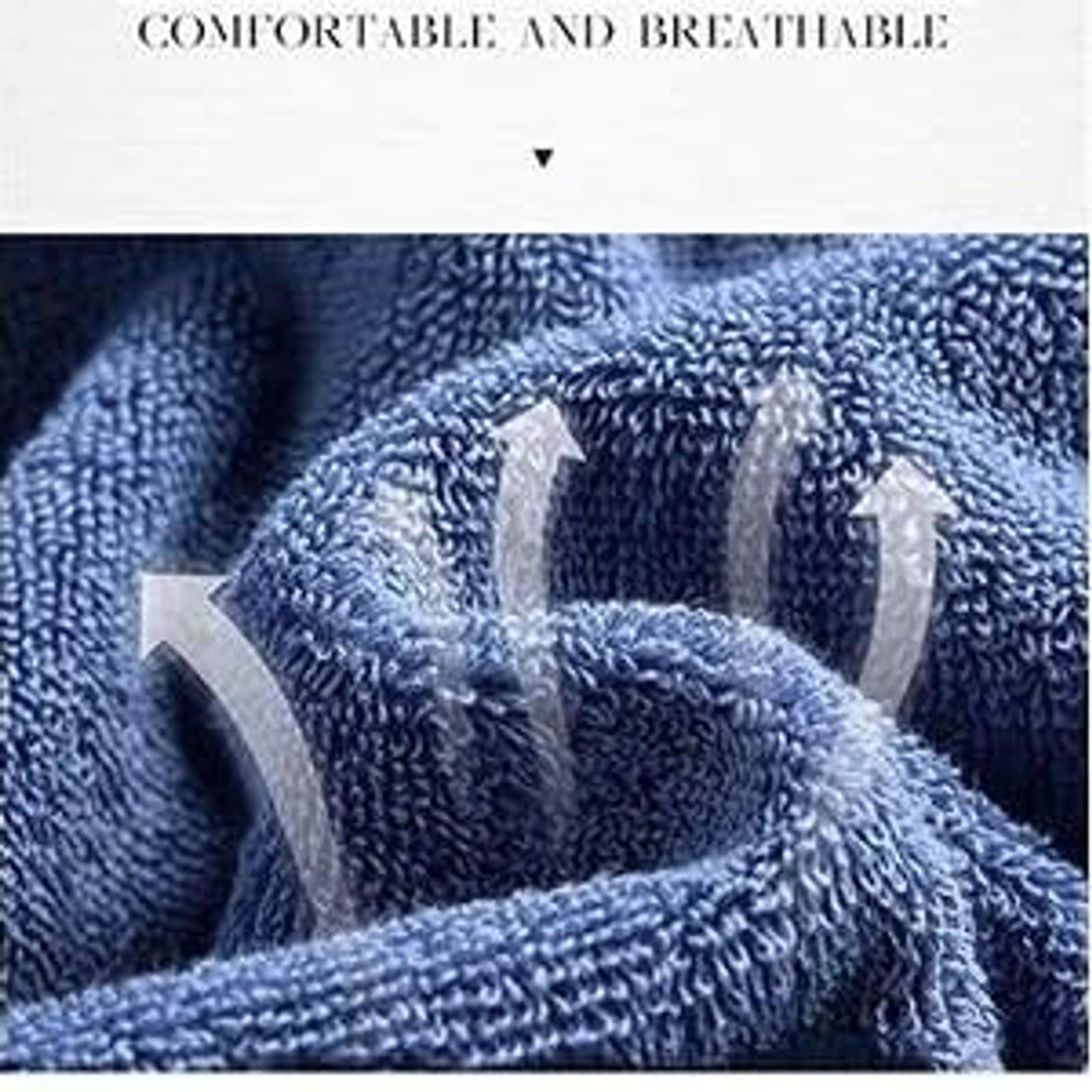 2 Pack Cotton Hand Towels,100% Cotton Face Towels, Durable Highly Absorbent Soft Washcloth Towel for Premium Luxury Spa Hotel Bathroom, Camping, Gym 14 x 30 Inch Maoj-lassical Blue