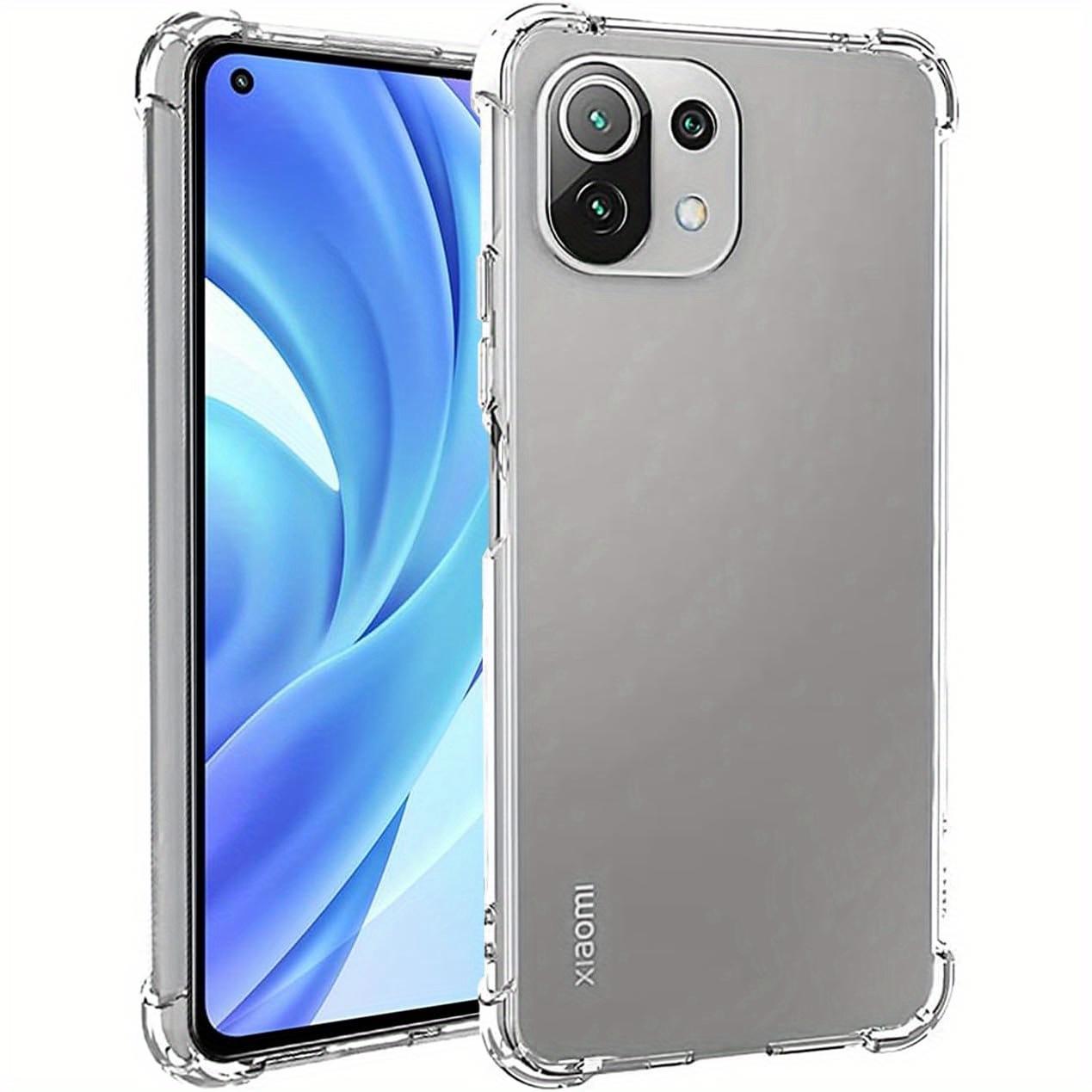 Case for Xiaomi Mi 11 / Mi 11 Pro, Clear Phone Case with Reinforced Corners Camera Protection Bumper Slim Fit Shockproof Flexible TPU Case, Transparent