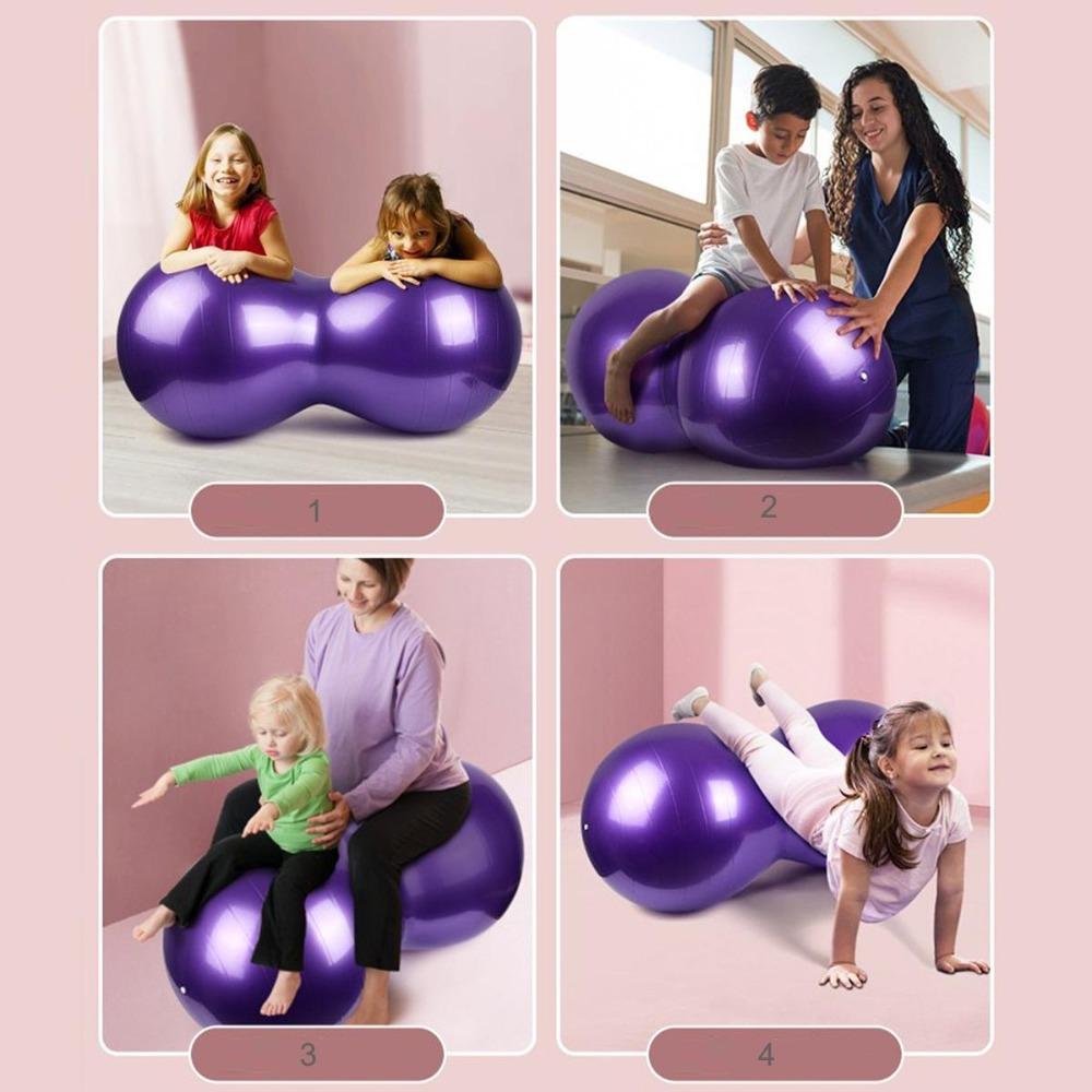 45cm Extra Thick Exercise Yoga Ball - Non-Slip & Durable, Includes Pump, High Weight Capacity & Burst-Resistant for Gym, Balance, Pregnancy, Pilates & Physical Therapy, Gym Equipment