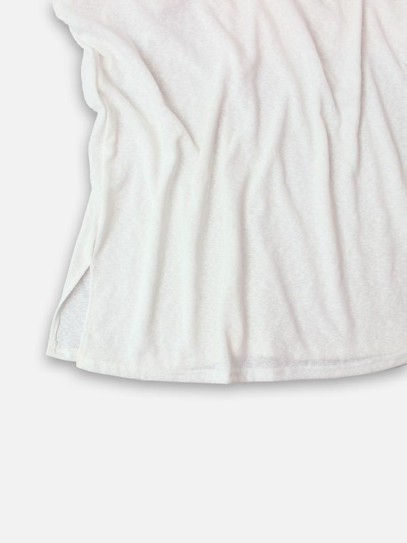 Loose Fit Sleepwear Dress, Thin Half-Transparent Short Sleeve Home Wear, Soft Lightweight Casual Style, Side Slit Design for All Seasons