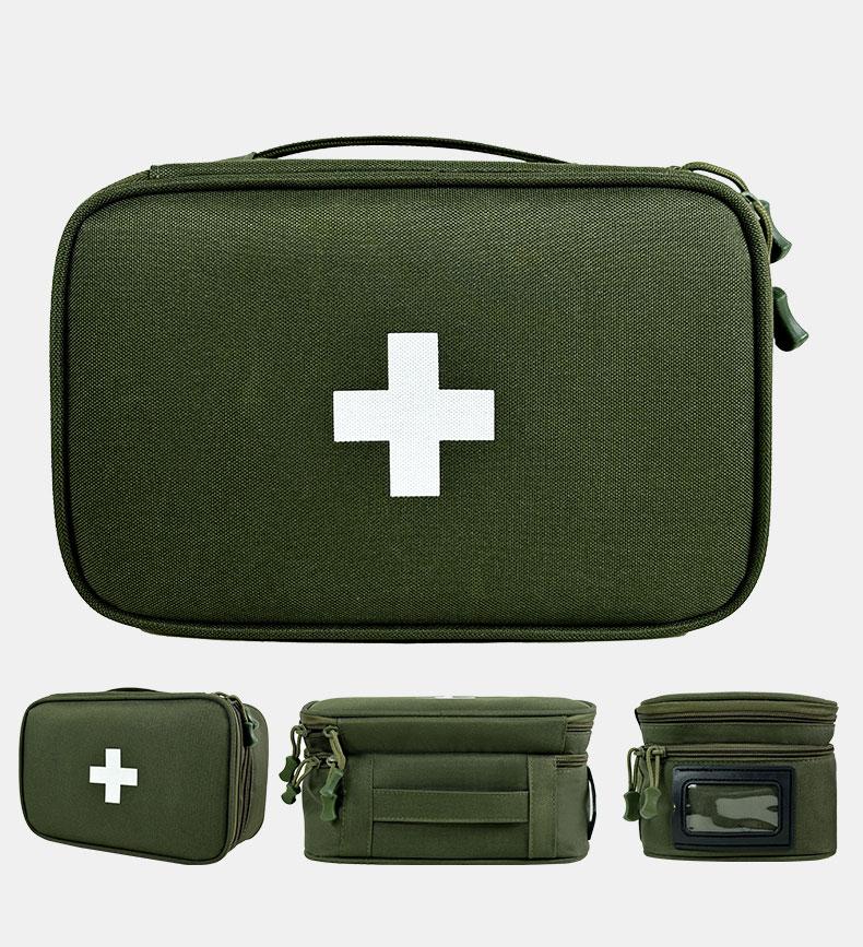 Jumahe Springtok Portable First Aid Kit with Handle,Essential for Home,Office,Car,Travel,Hunting,Camping,Medicine Storage Bag,Travel Accessories Packing Cubes,Toiletry Travel Bag,School Hygiene Bag