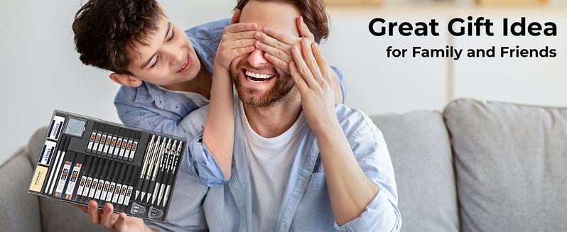 STAGEEK 34Pack Art Mechanical Pencil Set, Drafting Pencil 0.5, 0.7, 0.9MM & 3PCS 2.0MM Mechanical Drawing Pencils with 384PCS Leads (6B 4B 2B HB 2H 4H Color) for Artist Sketching Drawing,Back to SchoolEssentials,Gifts, SchoolSupplies 2025