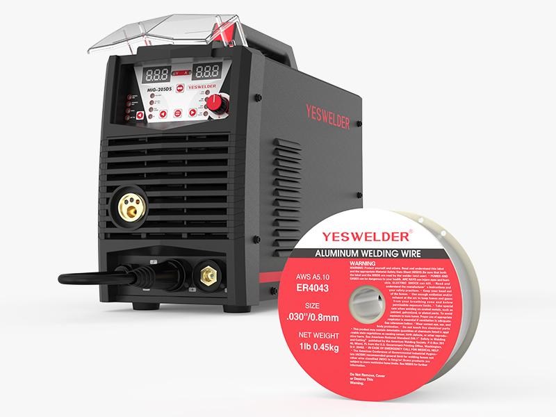 YESWELDER ER4043 .030"/.035" Diameter 1LB Spool Silicon Aluminum MIG Welding Wire YESWELDER ER4043 .030"/.035" Diameter 1LB Spool Silicon Aluminum MIG Welding Wire