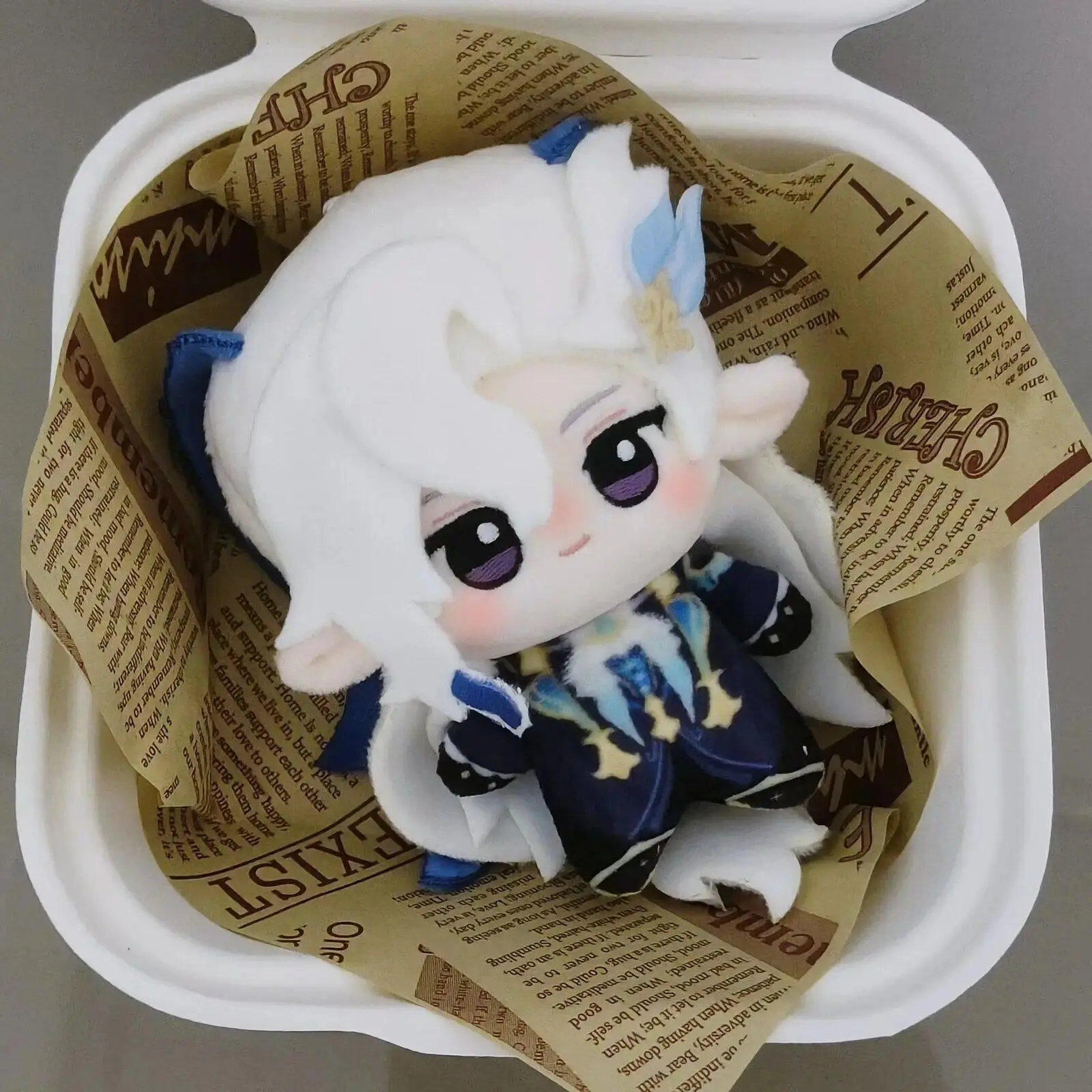 Genshin Impact Plush Doll Pendant Scaramouche Keychain Neuvillette Wriothesley Furina Xiao Plushie Ornaments Party Favors Gifts