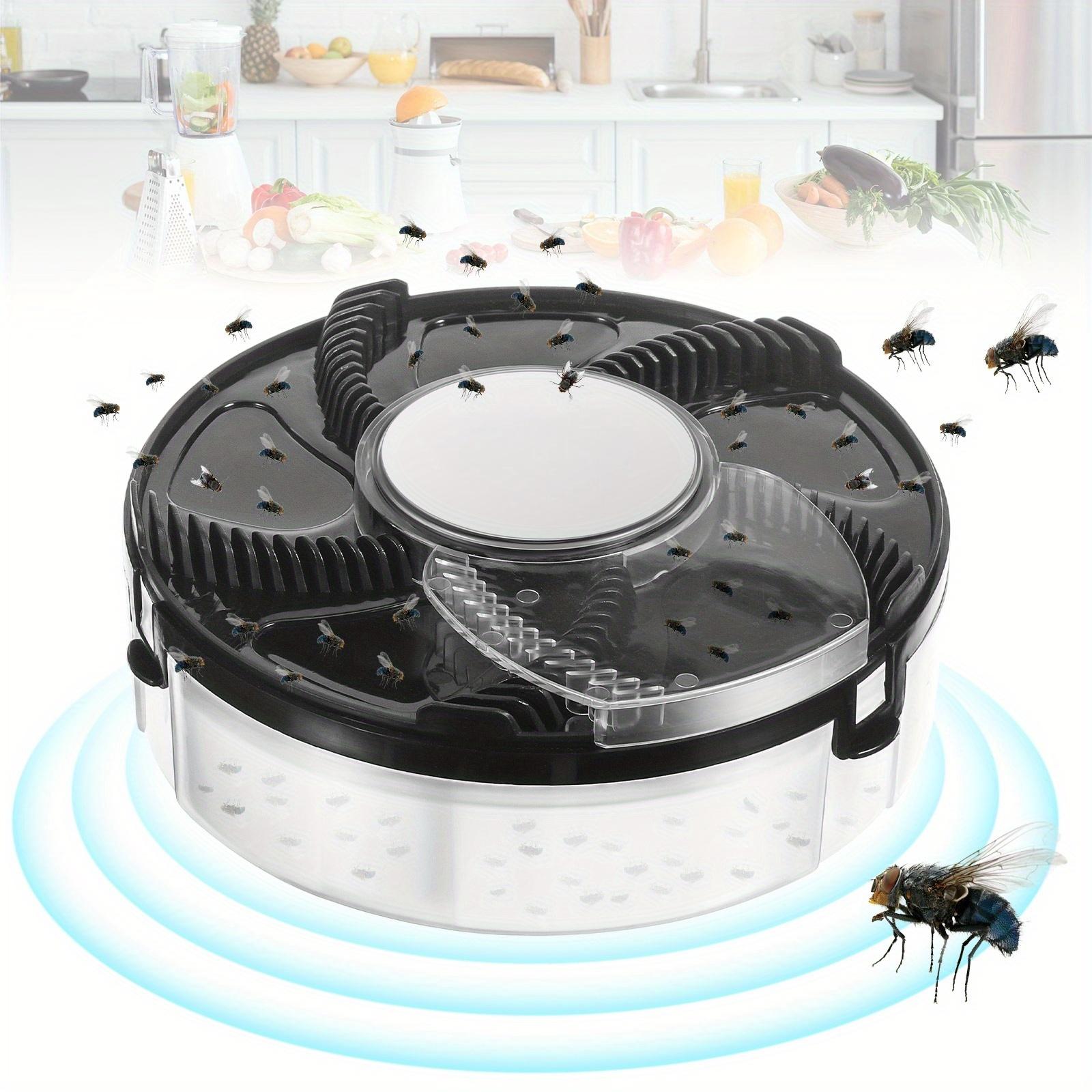 Automatic Electric Fly Trap Indoor Flying Insect Catcher, Efficient Pest Control Tool for Gnats Mosquitoes, Plug-in Bug Repellent Device, Practical Insect Trapper Suitable for Household Rooms, Outdoor Patios and Ranch Farm Daily Insect Removal
