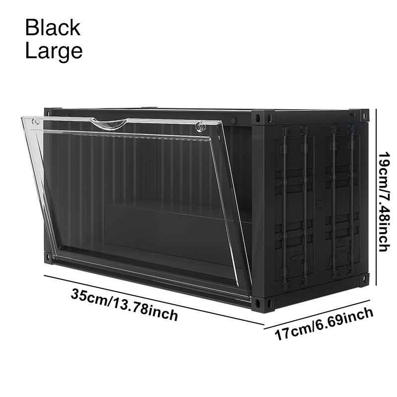 Large Doll Storage Display Box, Home Storage, Stackable Combination, Container Style, Step Module, Suitable for Plush Toys, Figurines, Watches, Jewelry