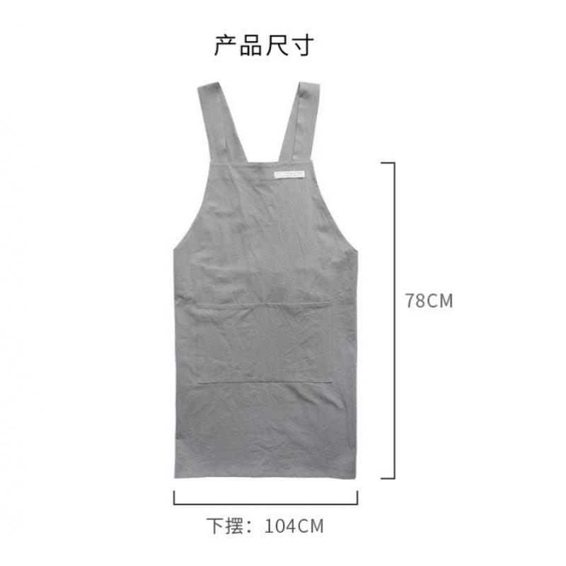 Solid Color Apron with Pocket, Breathable Apron for Women, Adjustable Strap Apron for Home Kitchen Garden Coffee Shop Outdoor Cooking, Easy Cleaning Apron, Kitchen Cooking Aprons