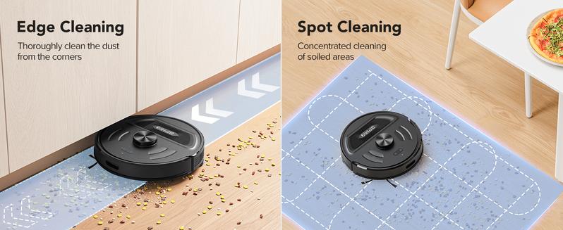 BPMIO B20 Ultra Robot Vacuum Cleaner with Mop 6000Pa Suction 120 Min Runtime LIDAR Navigation Auto Carpet Boost Smart App Control Multi Function Vacuuming