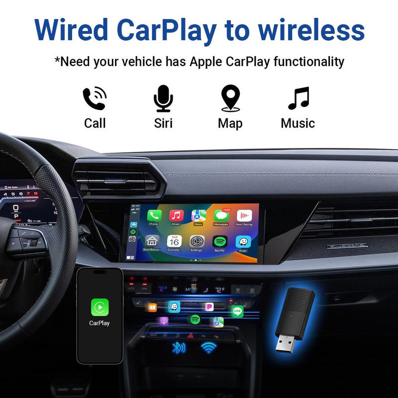 OTTOCAST Mini Cube 4.0 Wireless CarPlay/Android Auto Adapter