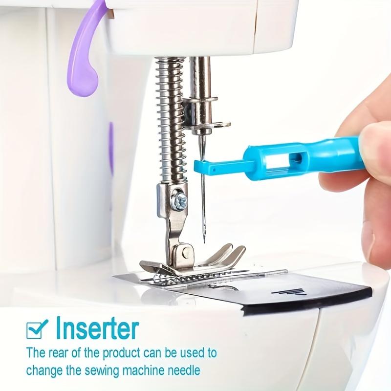 1pc Ultra-Convenient Automatic Needle Threader - Elderly-Friendly Design, Effortless Household Sewing Solution, Time-Saving Thread Changer, Durable Plastic, Compact & Portable for Quick Sewing Needs, Sewing Tools