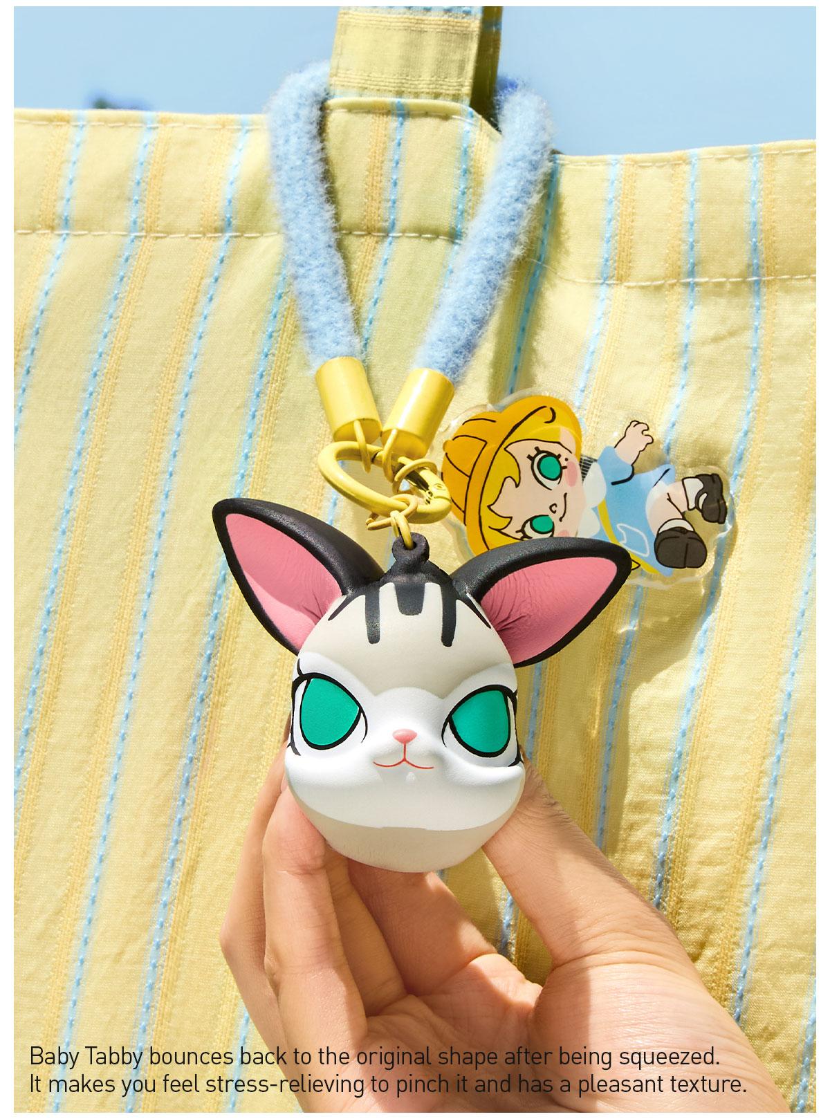 POP MART Baby Molly & Baby Tabby Series-Pinch Pendant Blind Box,Surprise Gift