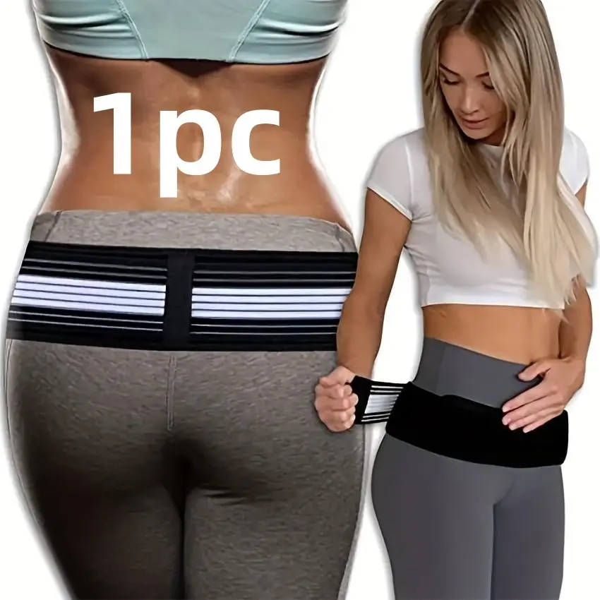 Sacral Iliac Belt Support, Unisex Lower Back Pain Relief, Sciatica Support, Breathable Lumbar Brace, Ideal for Hip and Sacrum Fatigue