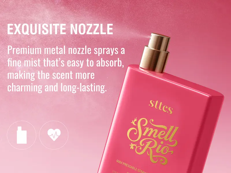 New Sttes Perfume 606# (Pressable Strawberry Gummies) – Eau de Parfum for Women – Richer Scent, Longer Lasting – Strawberry, Marshmallow, Fruit Gummies, Vanilla – Perfumes & Fragrances(100ml / 3.4 fl oz),back to school