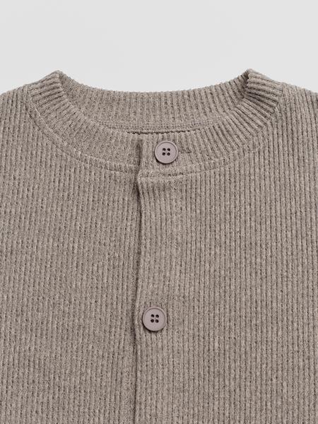 Women’s Casual Comfortable Round Neck Long Sleeve Knit Sweater Set with Pockets, High-Waisted Wide-Leg Pants, Perfect for Daily Wear