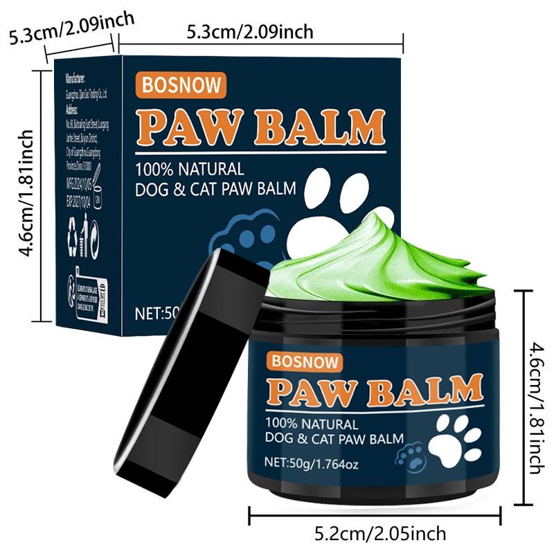Blue Box Pet Paw Balm with Coconut Oil, Deep Long-Lasting Moisture, Lickable, Smooths Rough Paws, Daily Care for Cats and Dogs, Daily Canine Wellness