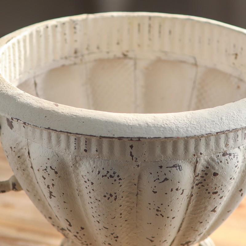 Vintage Distressed Ironwork Floral Display Frame, American Country Style, Villa Courtyard Decoration, Craftwork & Photography Props