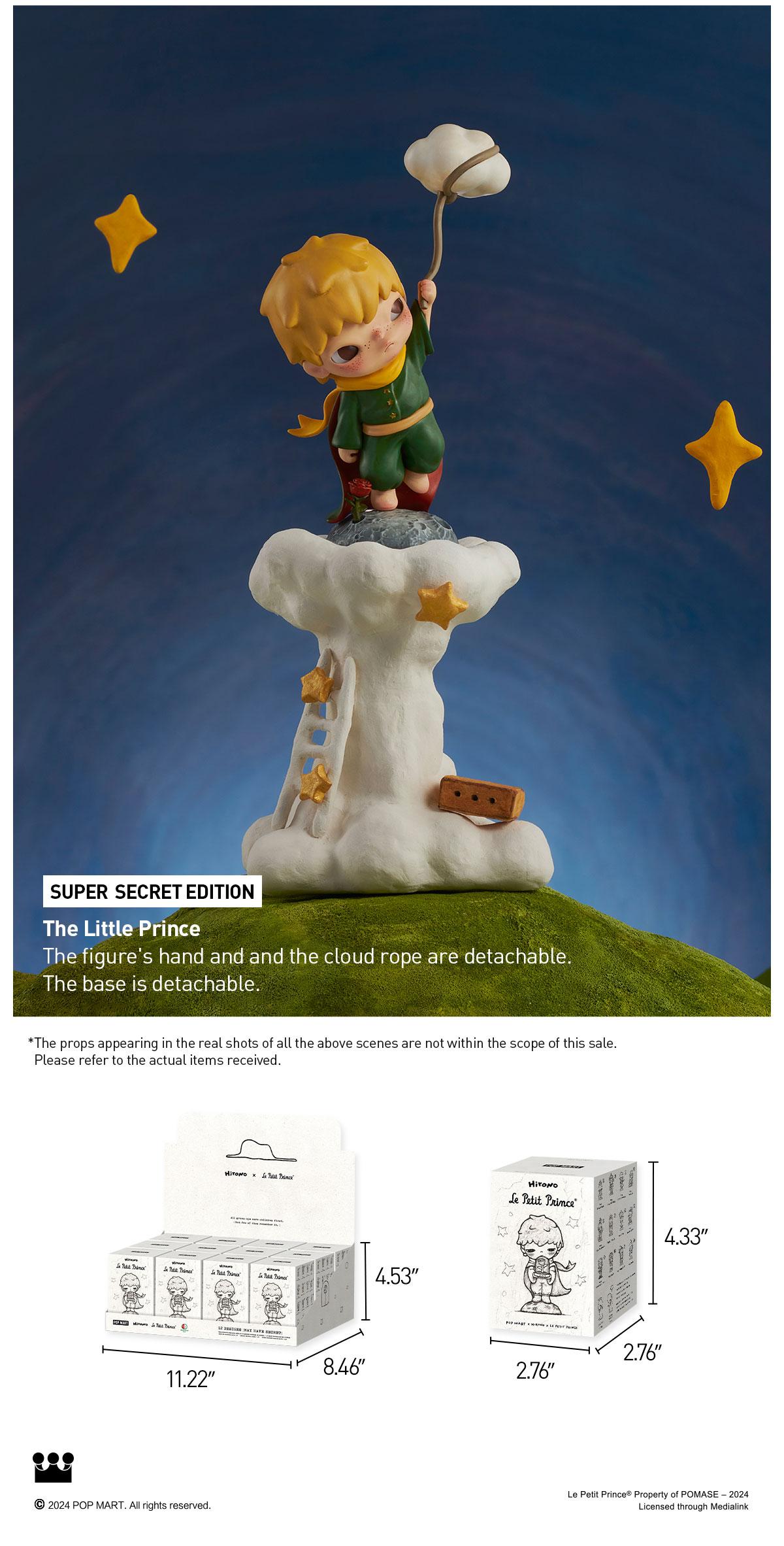 POP MART Hirono×Le Petit Prince Series Figures, Blind Box, Mystery Box