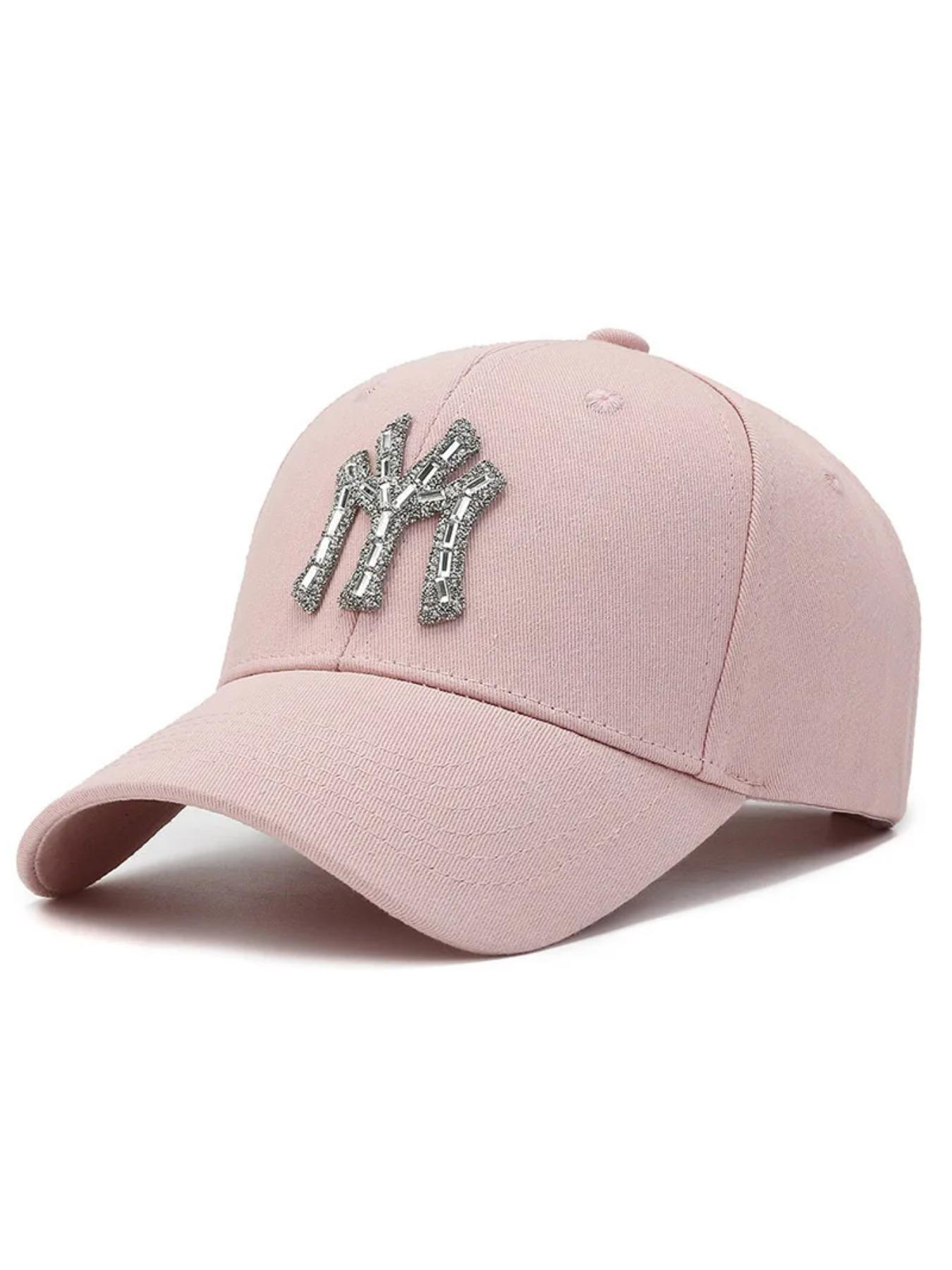 New MY Inlay Diamond Men's Outdoor Sports Baseball Hats Women's Fashion Trend Casual Duck Tongue Caps Suitable For All Seasons
