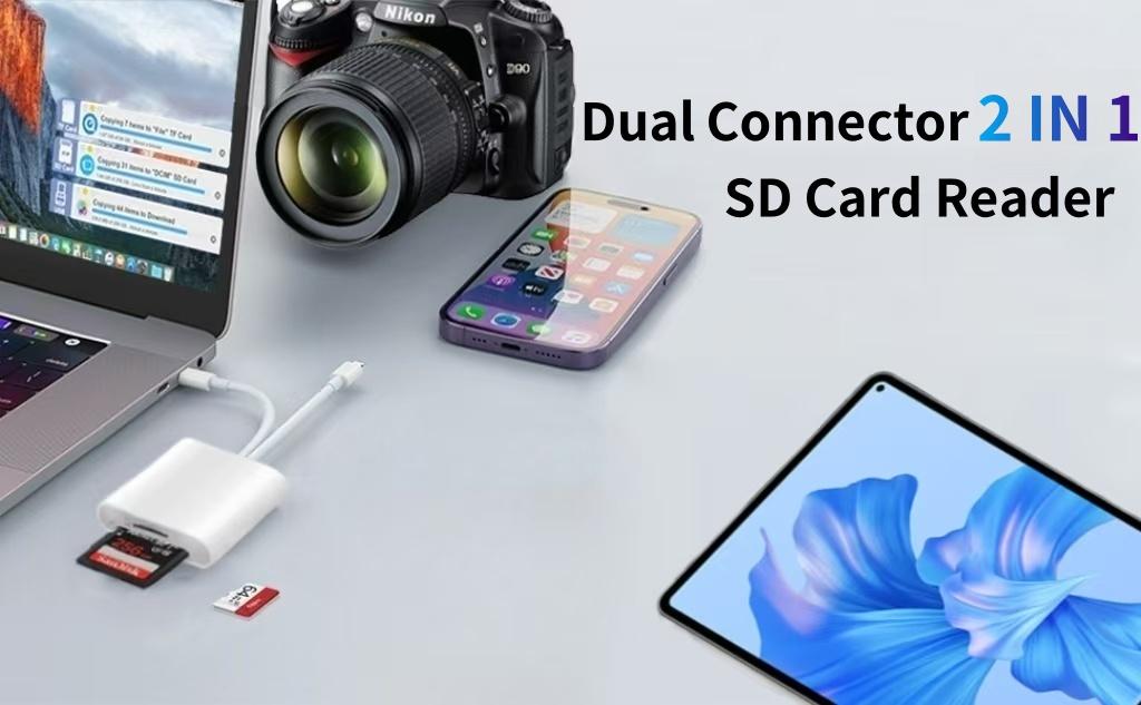 SD card reader high-speed transfer for iPhone