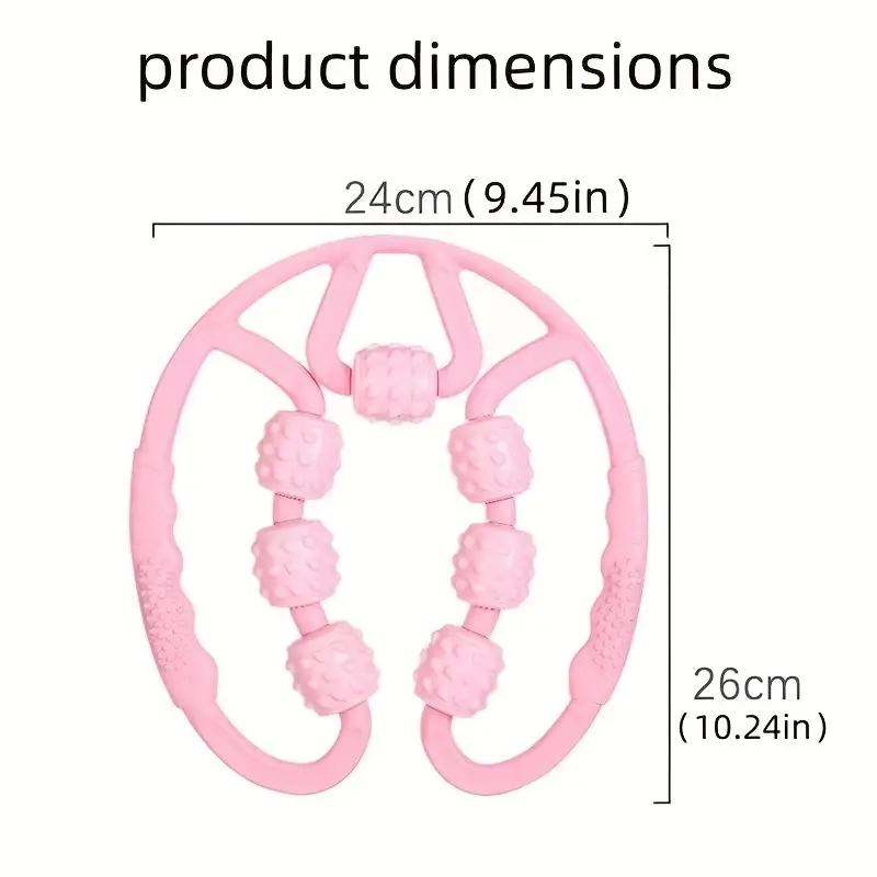 Comfortable Seven-wheel 360 Degree Roller Leg Massager, 1 Piece Manual Muscle Relaxation & Improved Blood Circulation Tool, Manual Massage Tool for Home & Travel