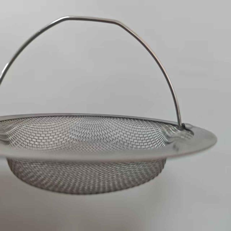 Kitchen Sink Filter Old-fashioned Sink Basket Filter, Shower Drain Hole Filter, Handle Metal Sink Filter, Kitchen Floor Drain